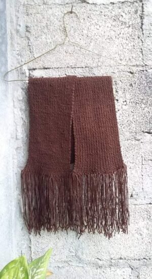 Bufanda a dos agujas